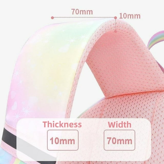 Tyethy School Backpacks for Girls, Lightweight School Bags Kids Backpacks Cute Bookbag, Pink