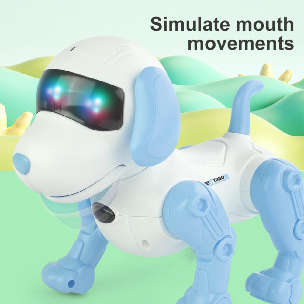 RC Robot Dog Toys for Kids Programming Singing Dancing Remote Control Robot Toys for Boys Girls Ages 3+