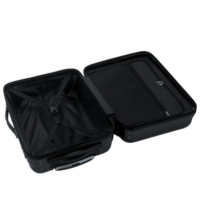 Luggage Sets Clearance 3 Piece Hardshell Traveling Luggage Lightweight Durable Suitcase Sets with Spinner Wheels and TSA Lock, 20/24/28, Black