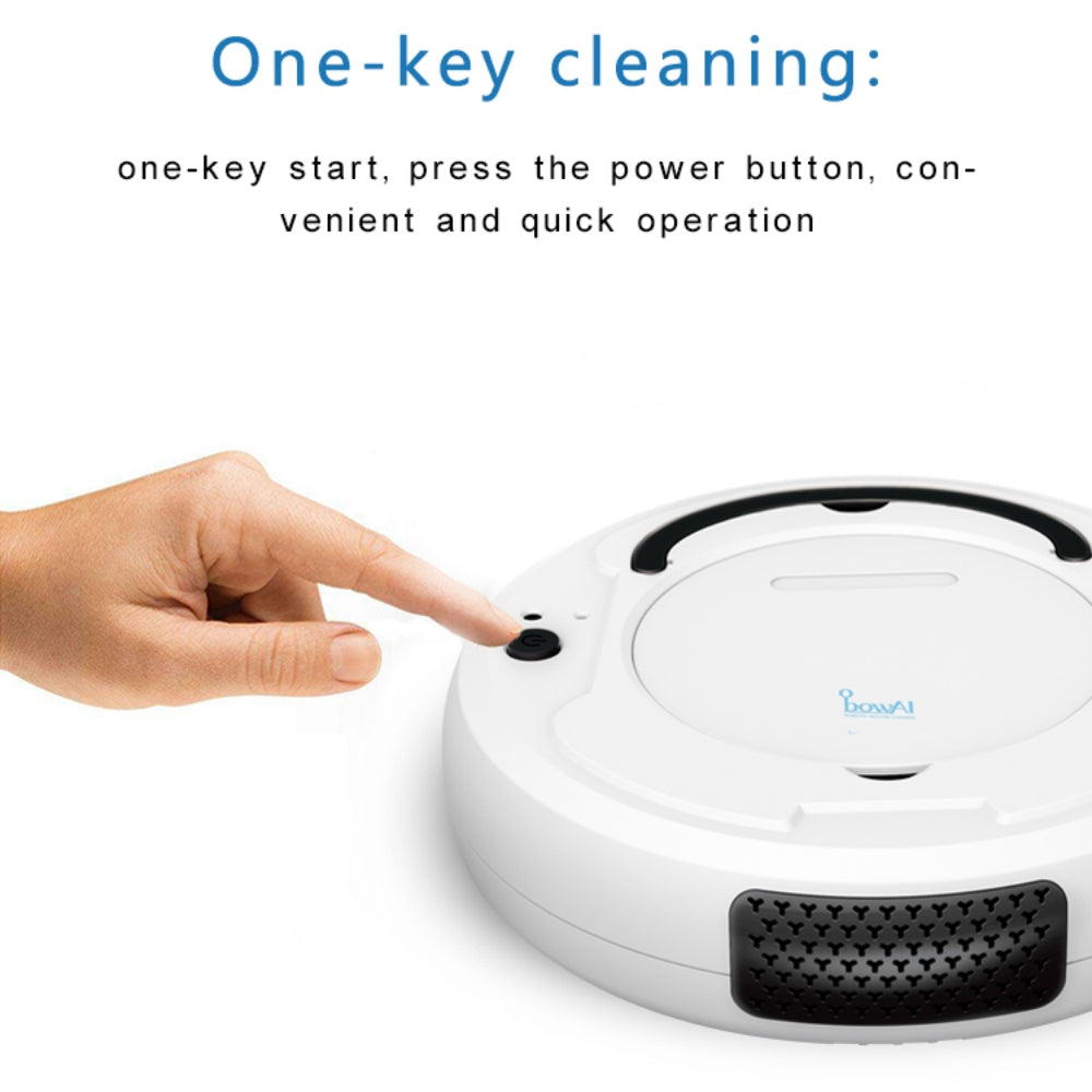 Robot Vacuum Cleaner，1800Pa Strong Suction Power, 100 Minute Runtime for Pet Hair, Hard Floors and Carpets.