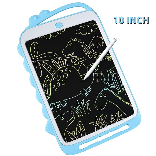 LCD Writing Tablet 10 Inch , Etch a Sketch Writing Board for Kids, Drawing Board Educational and Learning Toys Drawing Pad, Doodle Board Gifts for Kids and Adults, Blue