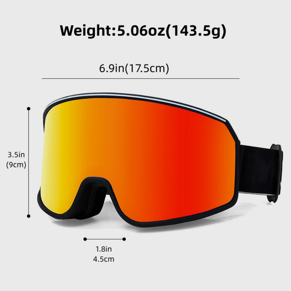 Anti Fog Ski Goggles,100% UV Protection Ski Snowboard Goggles UV Protection Anti Fog Snow Goggles for Men Women Youth