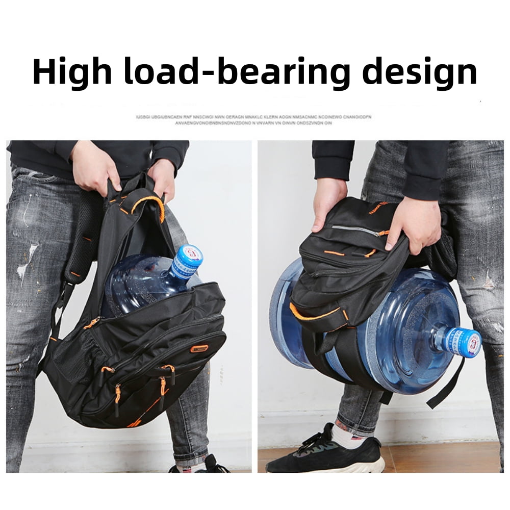 Tyethy Travel Laptop Backpack for Men Women, Slim Business Backpack College School Backpack Fit 15.6" Laptop, Black