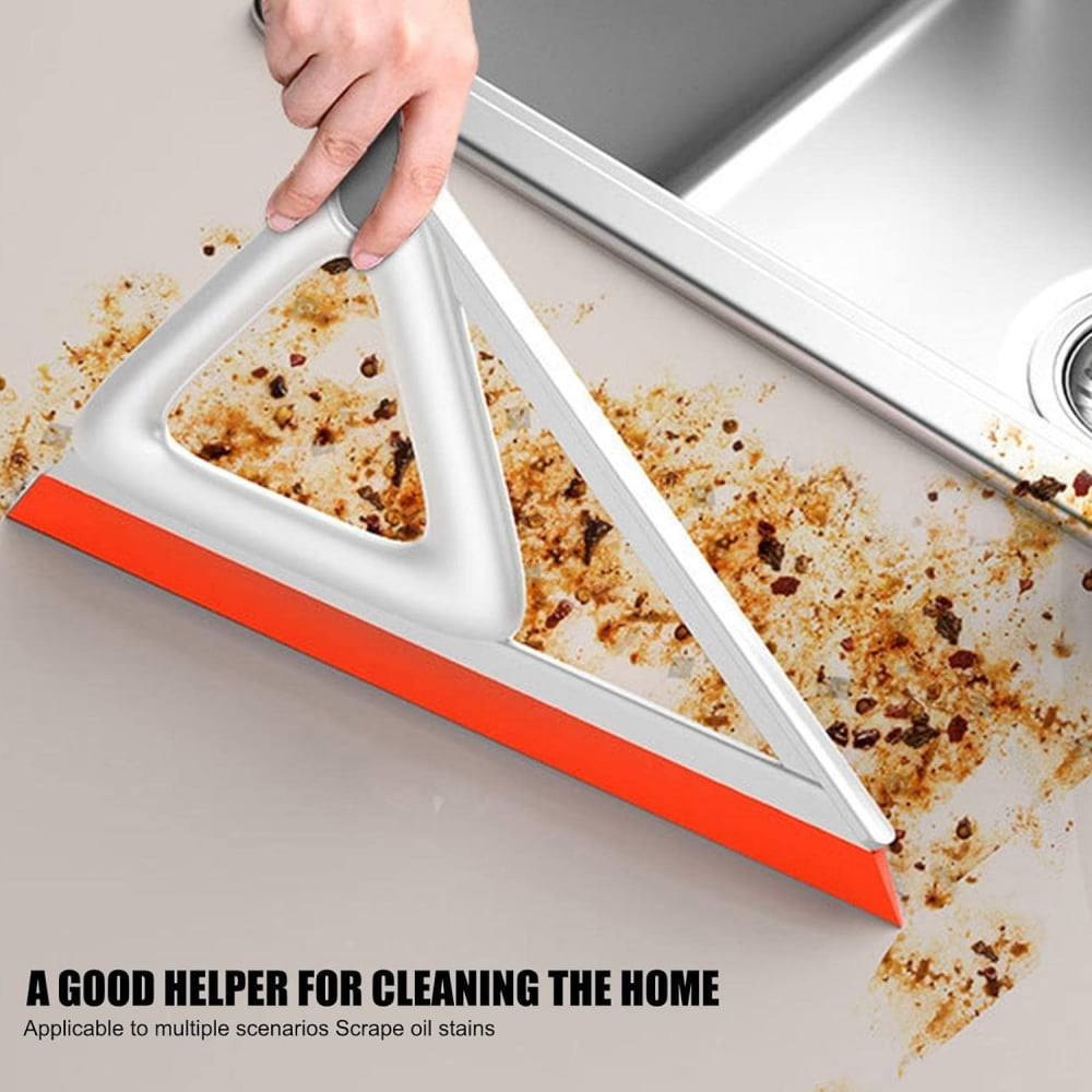 Multifunction Magic Broom, Rubber Squeegee Broom with 55" Long Handle ,Silicone Broom for Sweeping Pet Hair, Water Spill, Dust, Windows
