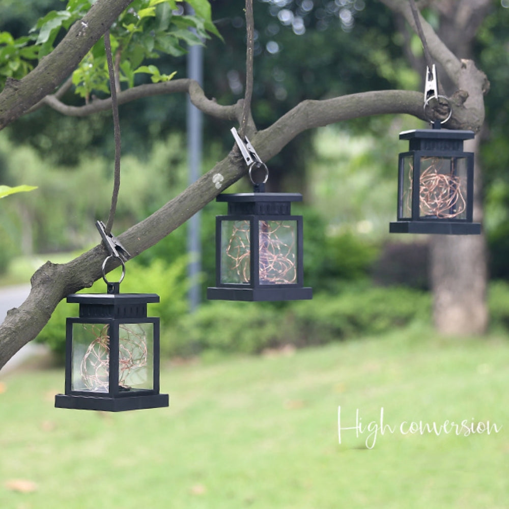 Solar Lamps Outdoor,30 Lamps Beads Waterproof Hanging Solar Lamps,Solar Camping Lights,Lamps Decorative for Patio Yard Camping Garden