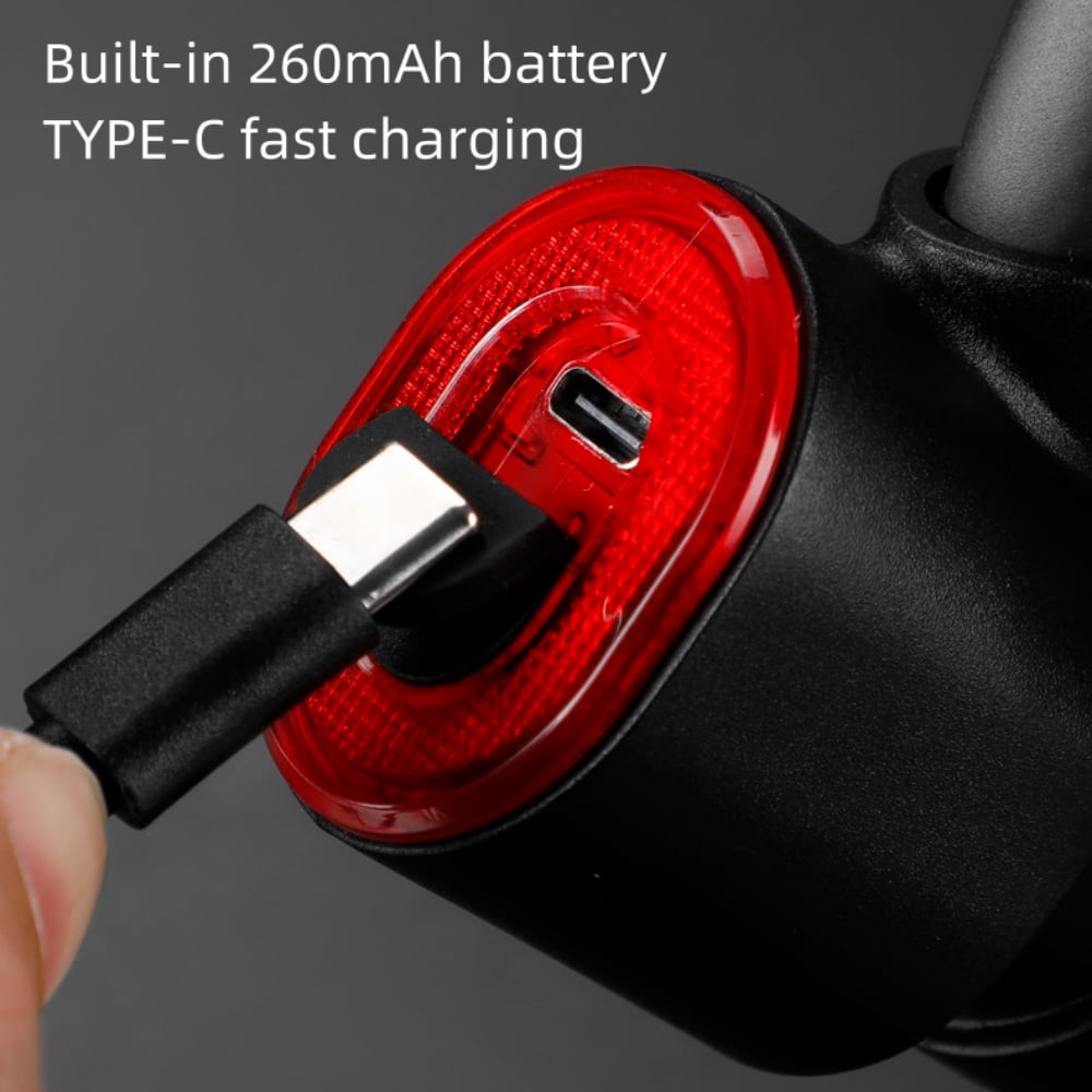 Bike Cable Lock with Combination, 4 Ft 5-digit Resettable Bicycle Cable Lock with Tail Lights and Mounting Bracket for Bikes and Scooters