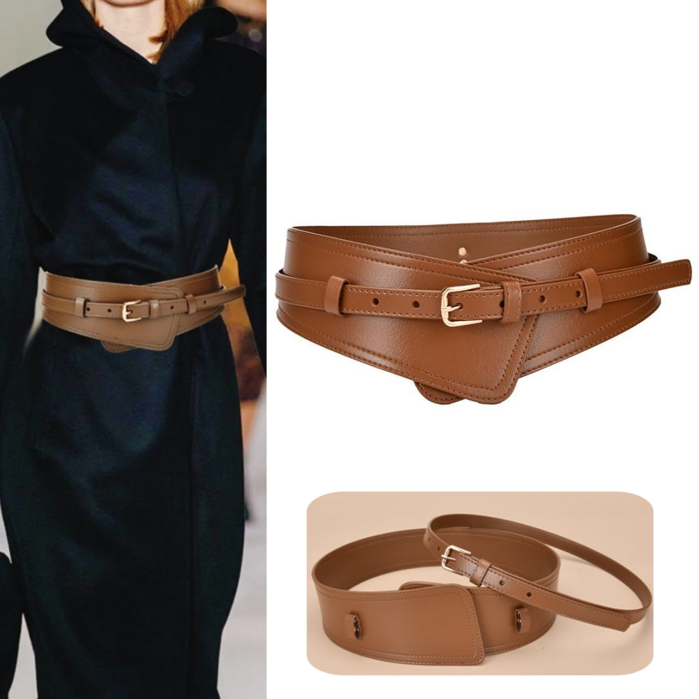 Wide Belt Accessories Coat Girdle , Women's Fashion Skirt Trendy Elastic Dress Decoration Belt