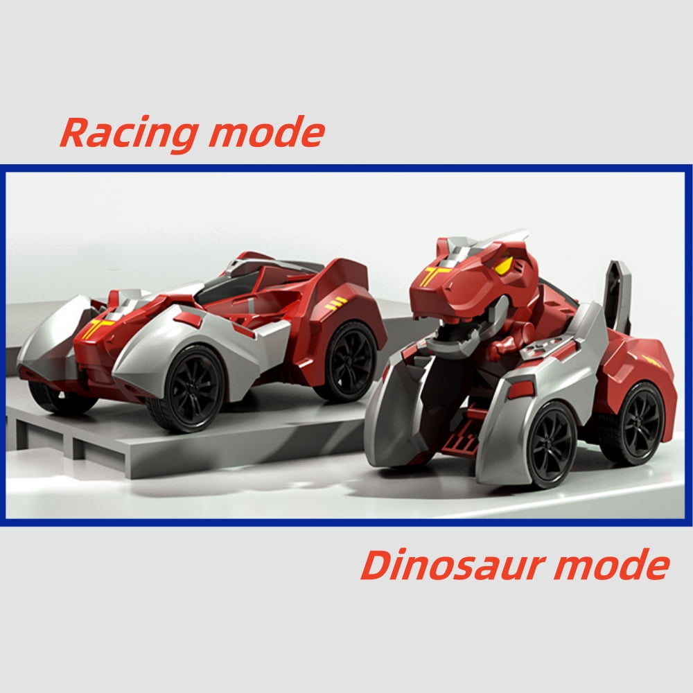 2 Pack Pull Back Cars Dinosaur Friction Powered Car Toys Pull Back Monster Trucks for 3 4 5 6 Toddlers Kids Boys Girls Gifts