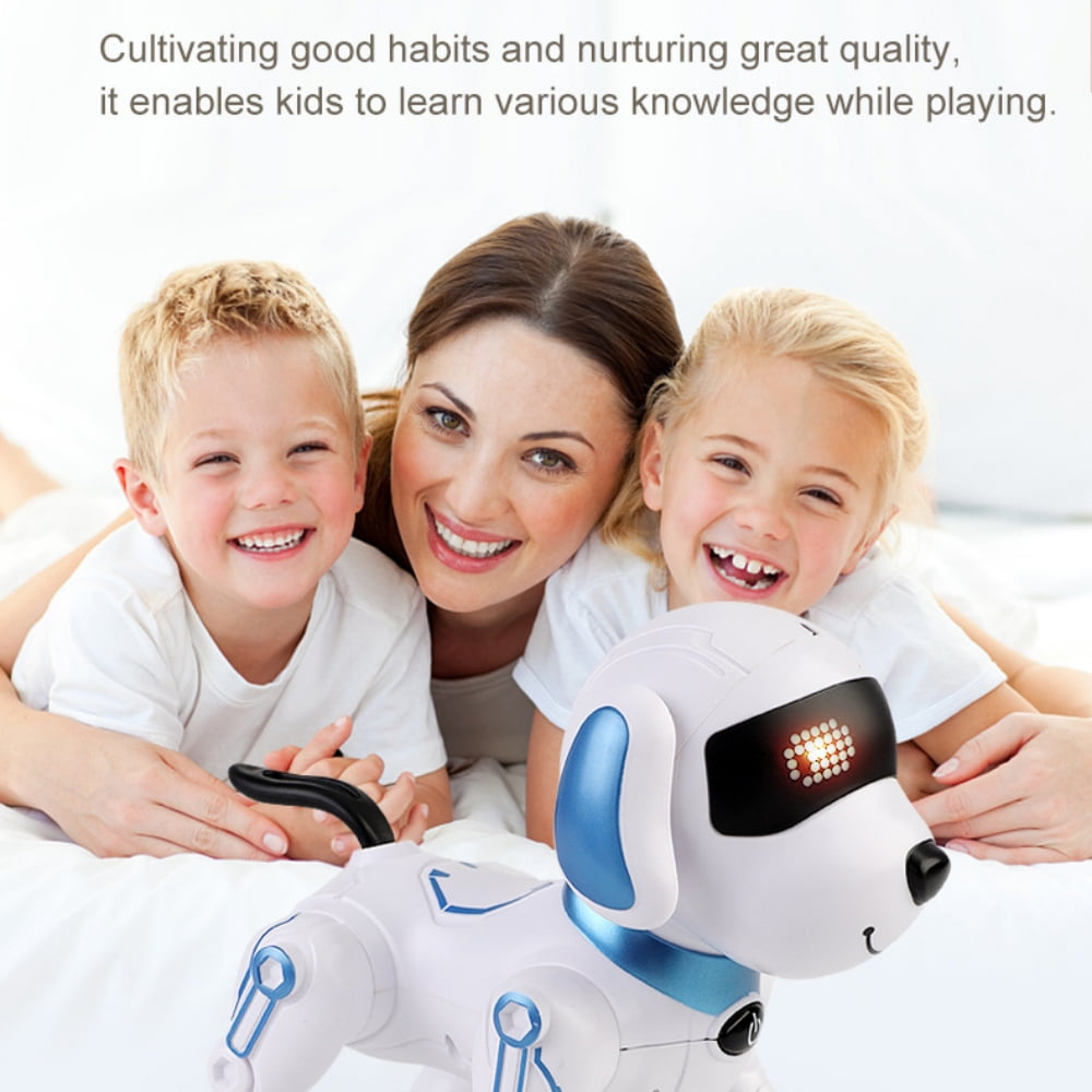 Interactive Remote Control Robot Dogs Toys for Kids, Programmable Dancing Handstand Robot Stunt Doggy Toy, Rc Dog, Gift for Girls & Boys Ages 2-10