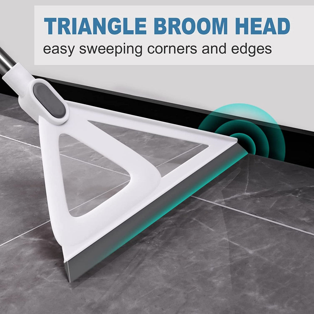 Tyethy Magic Broom Multifunction Squeegee Broom for Floor, 52" Long Handle Kitchens Cleaning Broom Pet Hair Remover