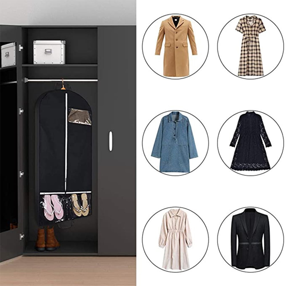 50 inch Hanging Garment Bag with Pocket for Travel,Suits,Tuxedos, Dresses,Coats