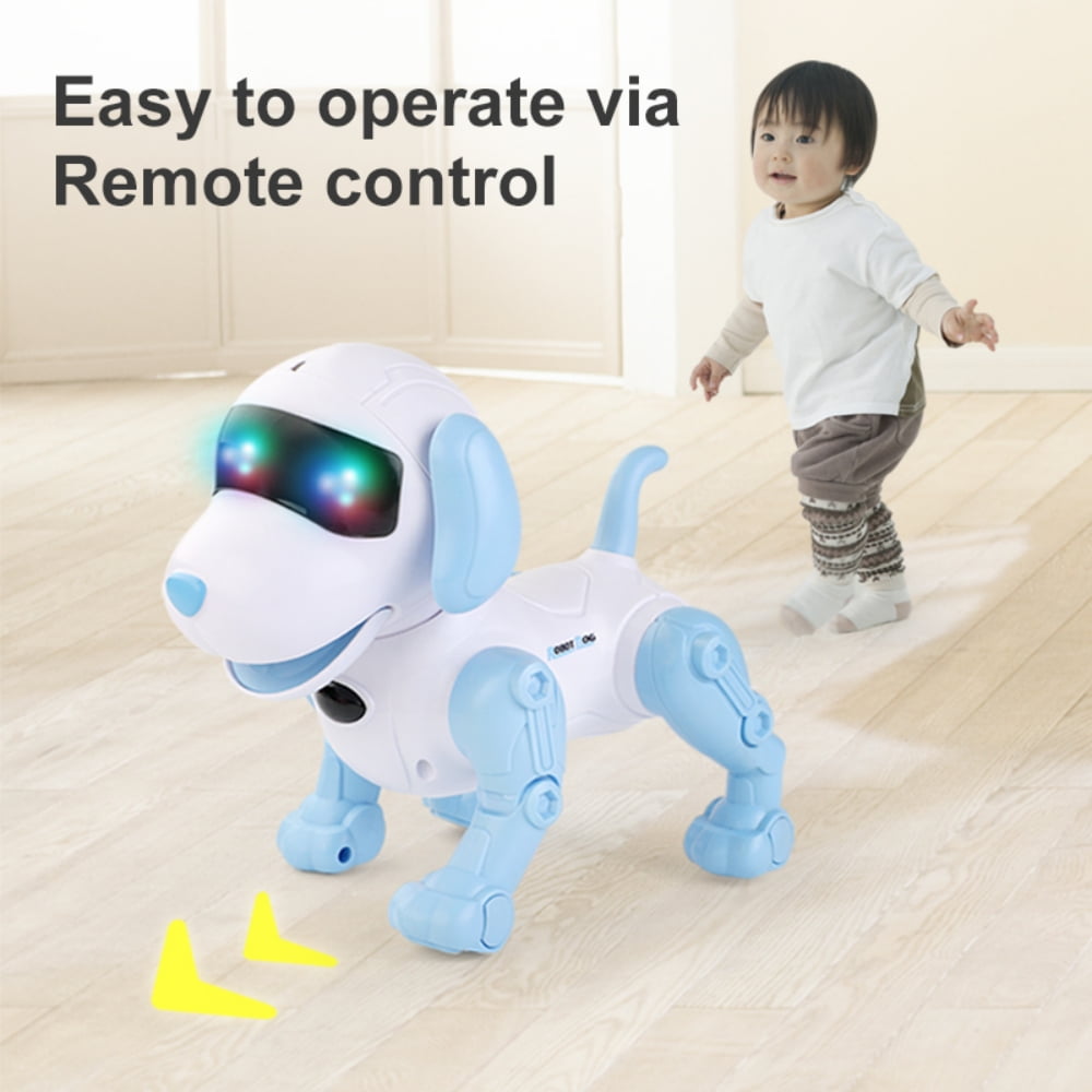 RC Robot Dog Toys for Kids Programming Singing Dancing Remote Control Robot Toys for Boys Girls Ages 3+